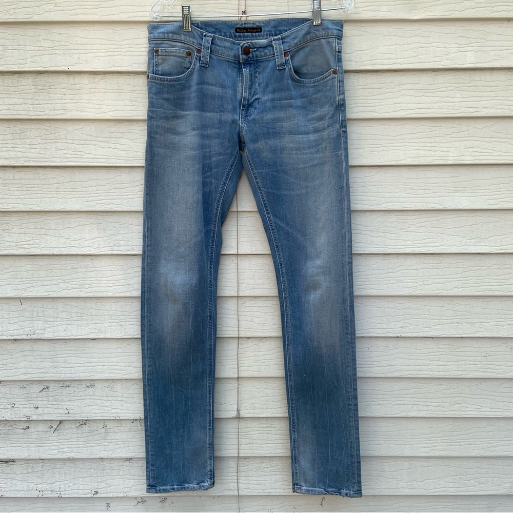 Nudie Jeans Blue Slim Fit Denim
